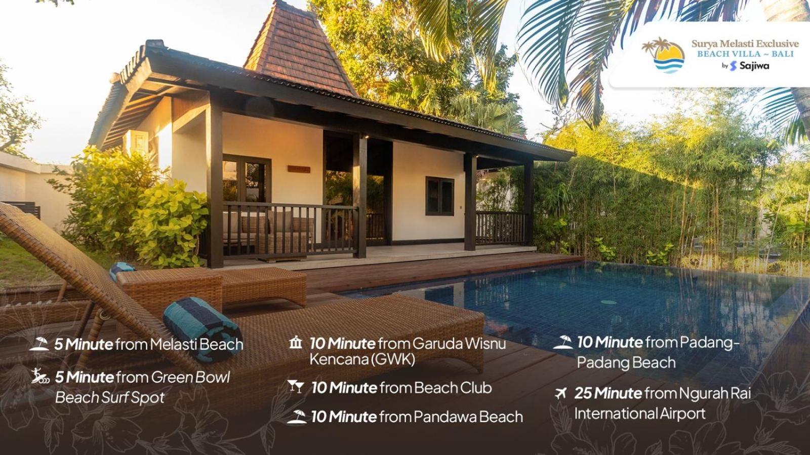 Surya Melasti Beach Villa Ungasan  Bagian luar foto